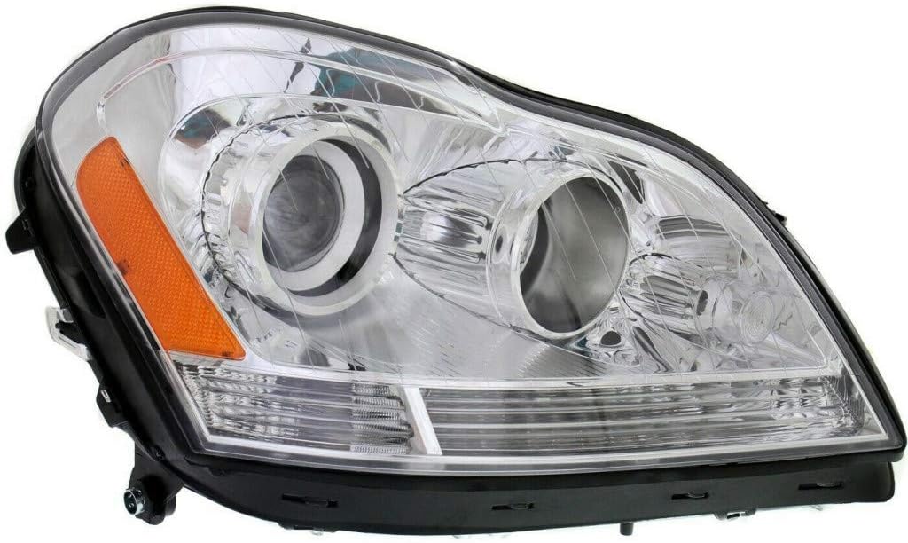 KarParts360 For Mercedes-Benz GL350/450/550 Headlight 2007 08 09 10 11 2012 Passenger Side For MB2503202 | 164 820 48 59