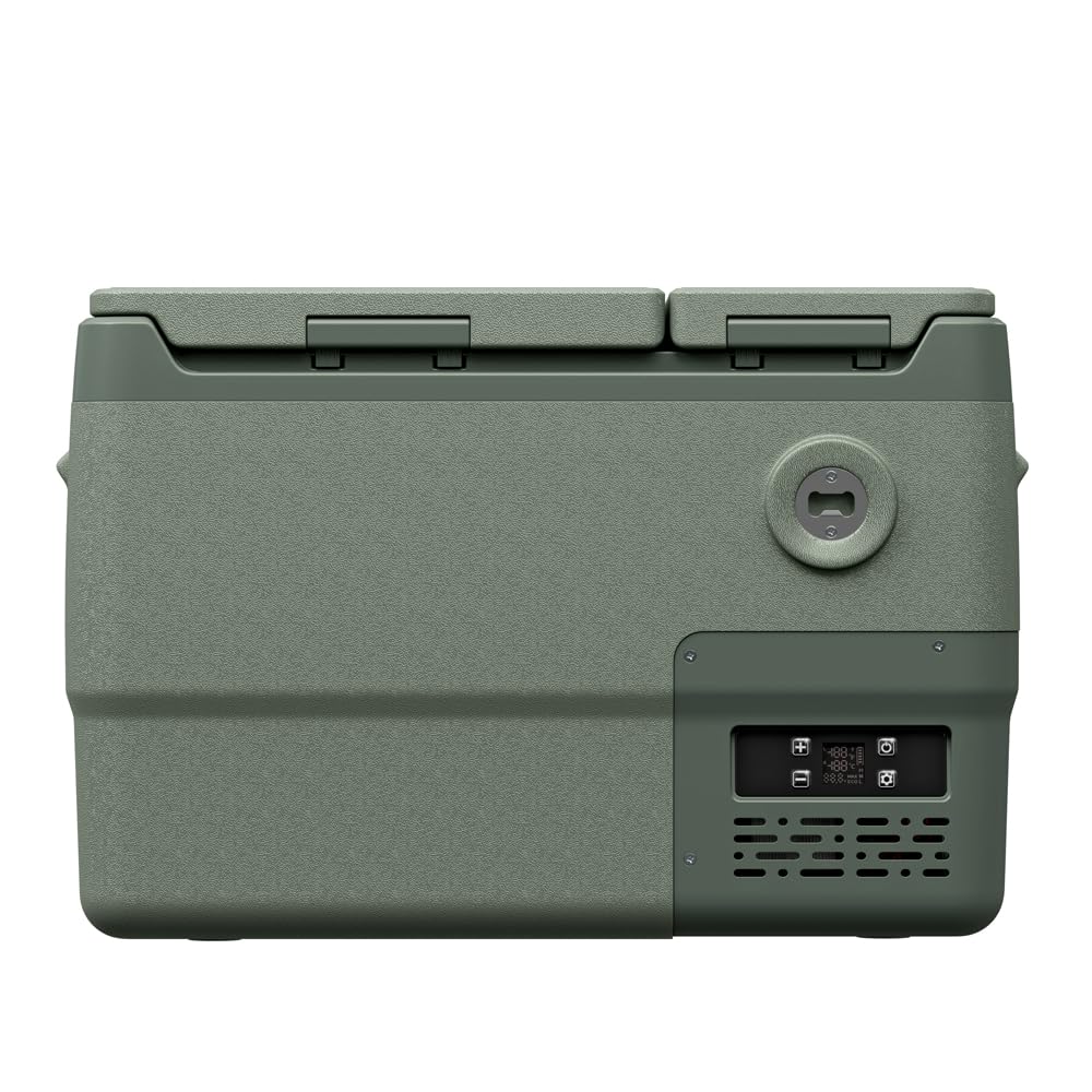 DX30 Pistachio lodówka kompresorowa 30 l – mobilna lodówka i zamrażarka, sterowanie za pomocą aplikacji, Dual-Zone, 12/24 V i 230 V, cicha i energooszczędna, idealna na kemping, do samochodu i na