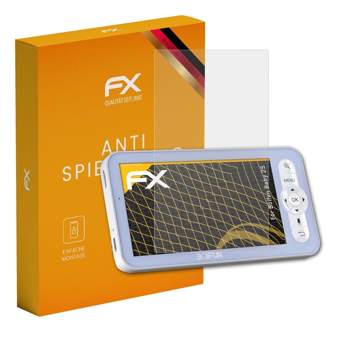 Film De Protection D'écran AtFoliX Pour Medisana PM 100 - Antichoc & Anti-reflets - 2 Pièces - Neuf