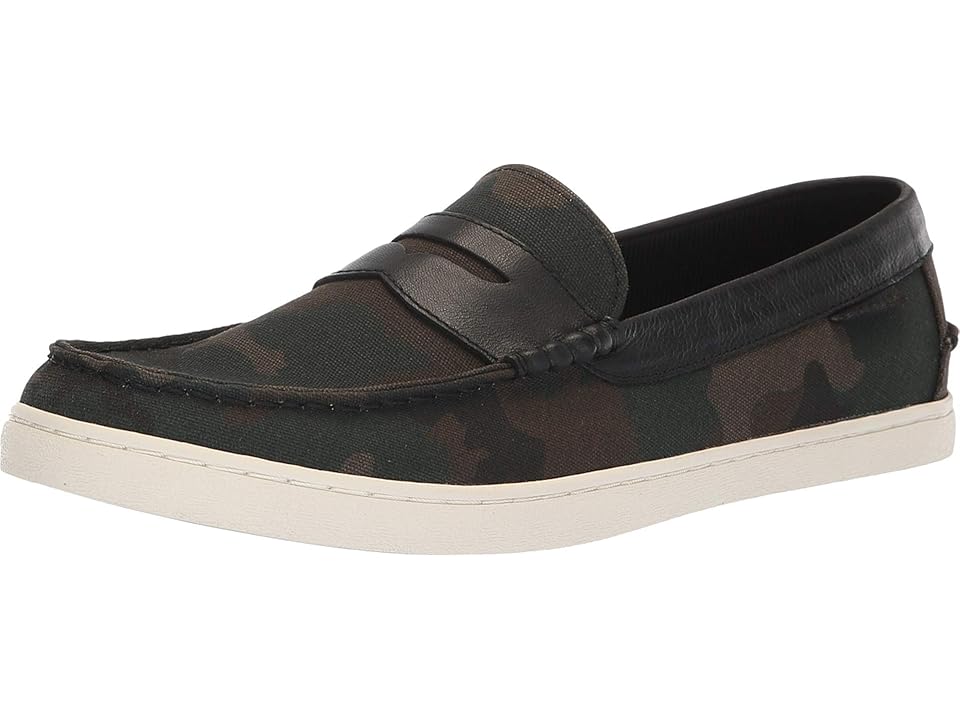 

Cole Haan Nantucket Loafer (Camo Canvas/Black/Optic White) Men's Shoes