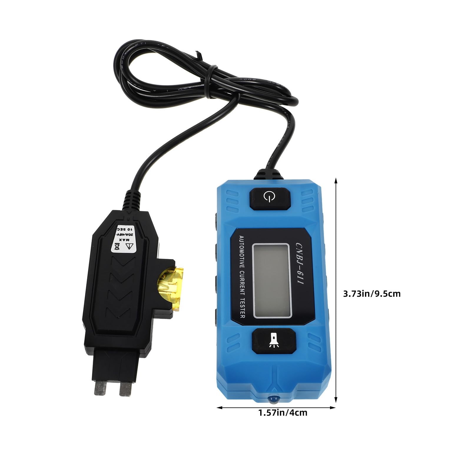 Comprobador de Consumo de Batería para Automóviles, Abs Azul