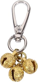 VILLCASE Pet Anti- Lost Bells 1pc Key Chain Mini Bulk Mini Keychain Carnival Prize Dog Bell Keychain Keychain Bell Decor Decoration Bell DIY Metal Bell Pet Dog Crafts Gift