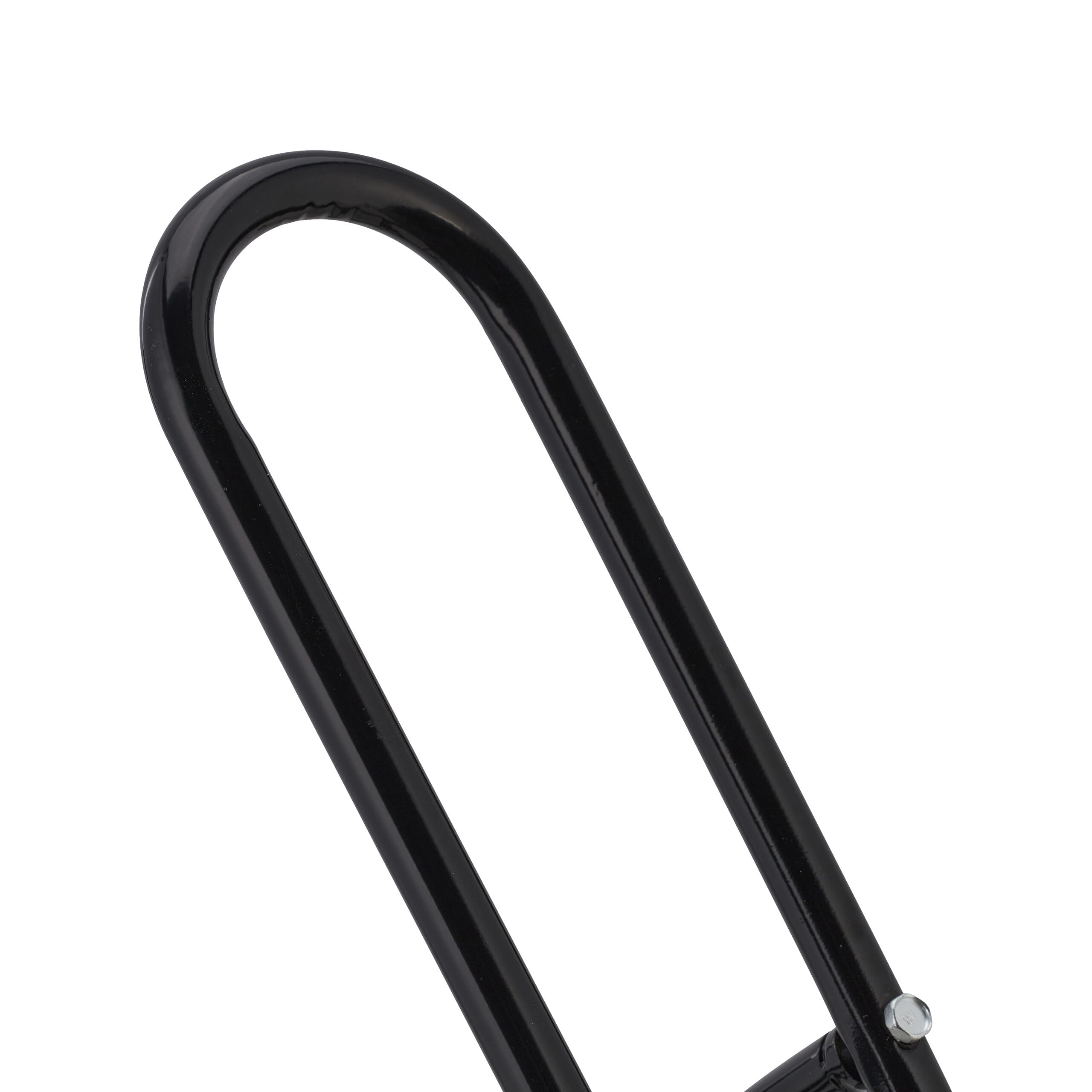 Relaxdays Soporte Bicicletas para Interior, para 2 Bicis, Neumáticos hasta 60 mm, Acero, 57 x 60,5 x 55 cm, Negro
