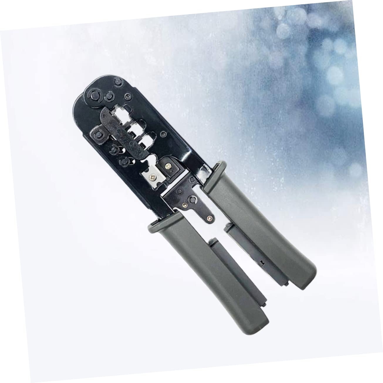 DOITOOL Herramienta Para Pelar Cables Alicates Para Crimpar Conectores Herramienta De Revisión Crimpadora Modular De Cables Herramienta Crimpadora Cortador Pelacables Multifunción Ethernet
