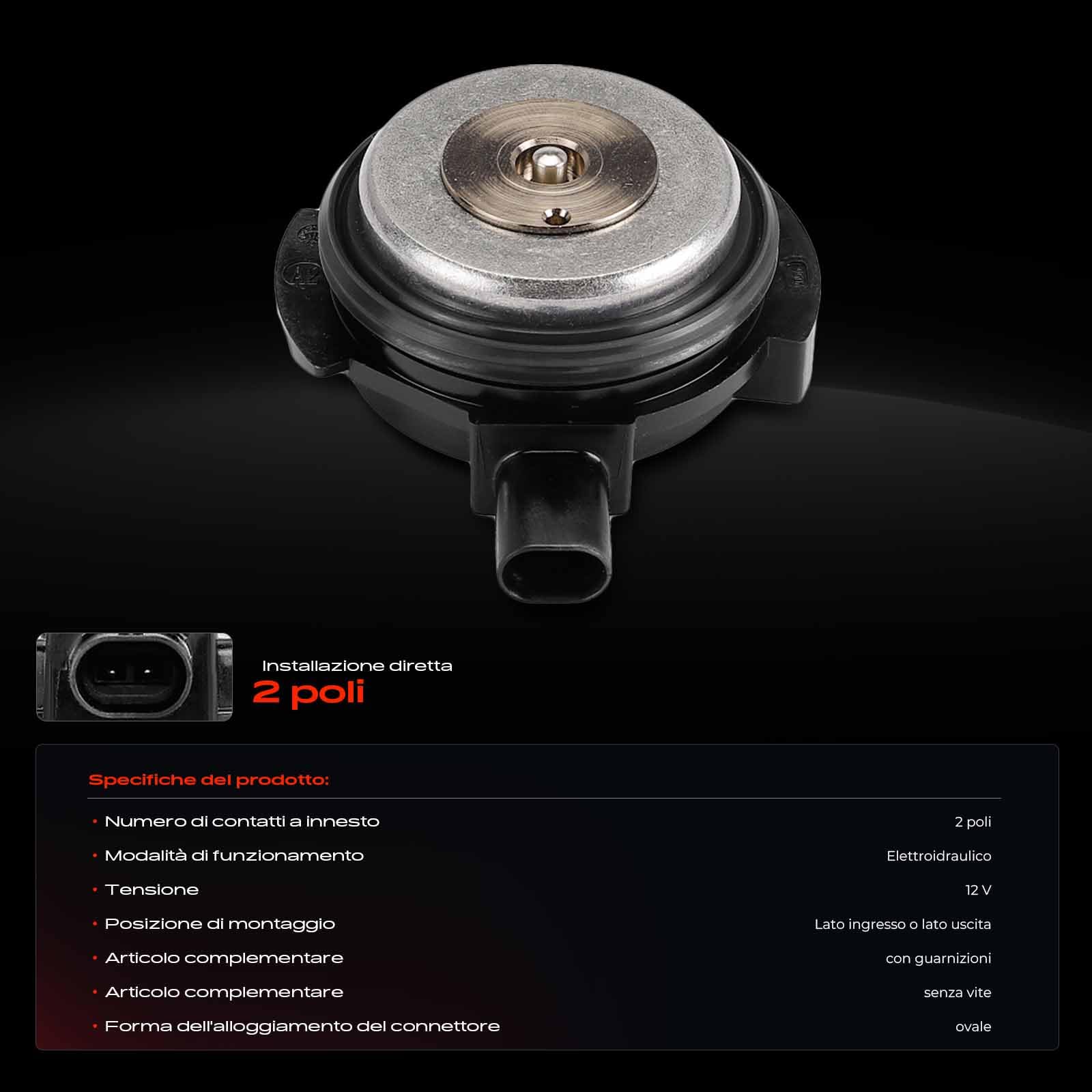 Frankberg Valvola di comando Regolatore dell'albero a camme Compatibile con Serie 1 F20 1.5L M.i.n.i F56 1.5L Serie 1 F40 1.5L X3 F97 G01 G08 2.0L X5 F95 G05 3.0L Replace# 11367614288