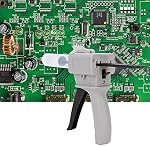 30 Ml Single Tube Glue Gun, Portable Plastic Manual Single Tube Handle Tool Hot Melt Adhesive Dispenser with Ergonomic Handle for Pressing Squeezing