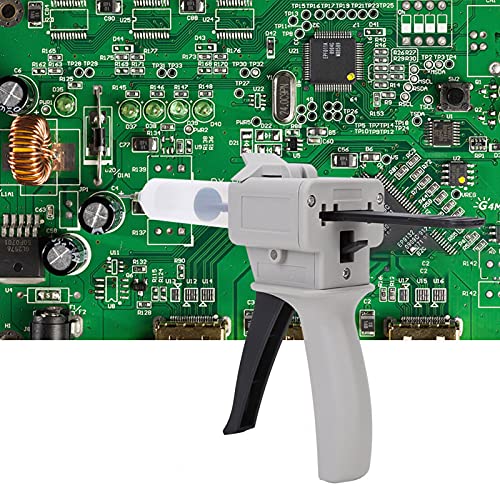 Pistola distribuidora de 30 ml, pistola de cola de plástico dispensadora manual, com design ergonômi