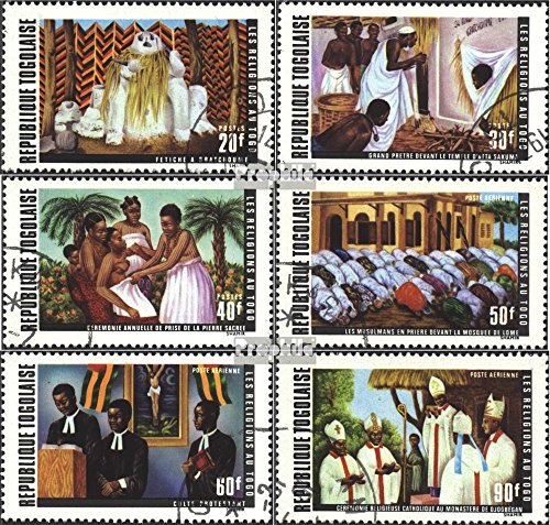 Prophila Collection Togo 878A-883A (Completa Edizione) 1971 Religioni in Togo (Francobolli per i Collezionisti) Religione