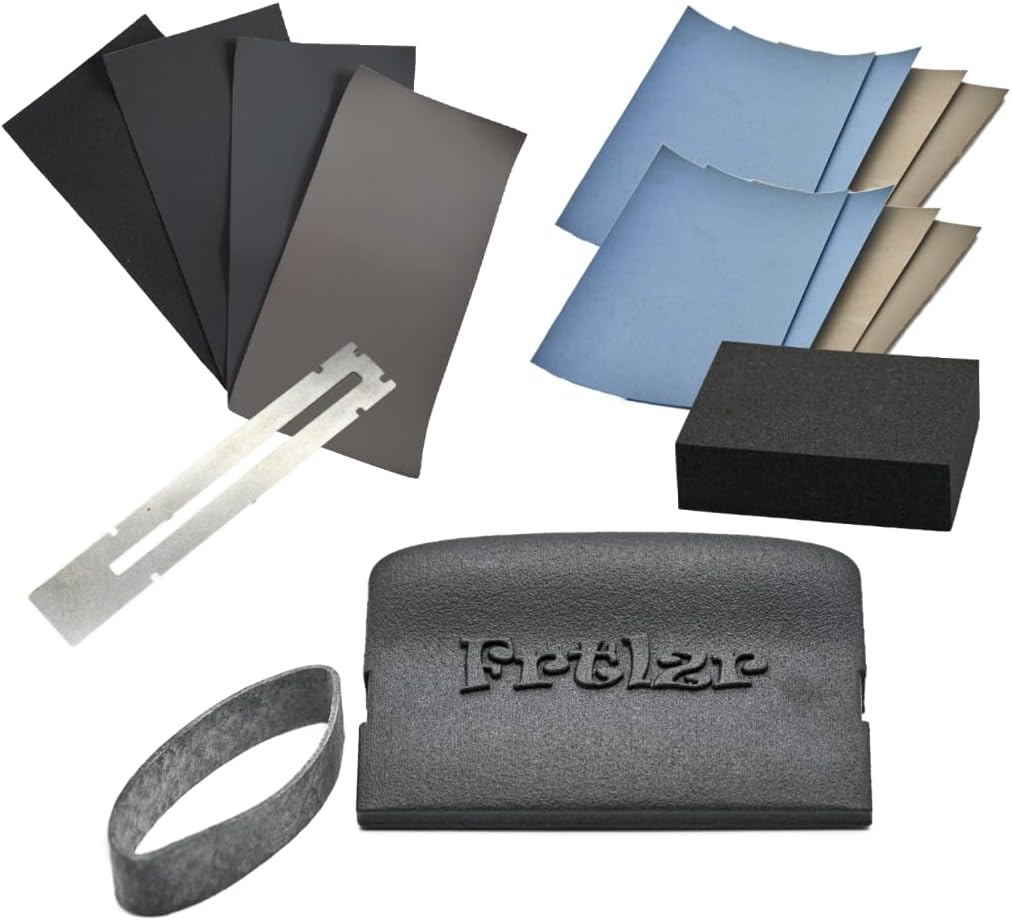 Premium Guitar Fret Polishing Kit, Professional MicroMesh System, German-Made, Ergonomic Design