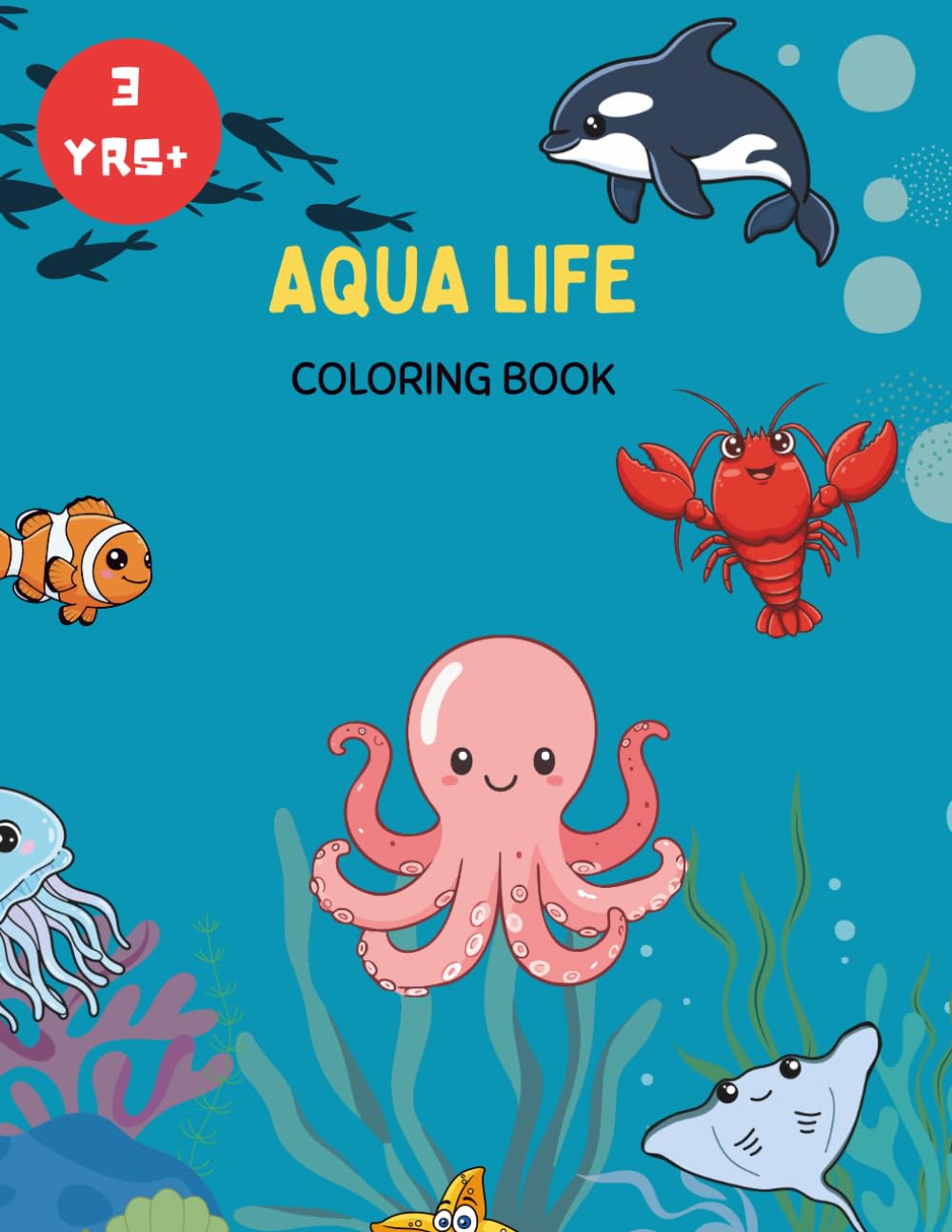 Ocean Friends Coloring Book for Kids