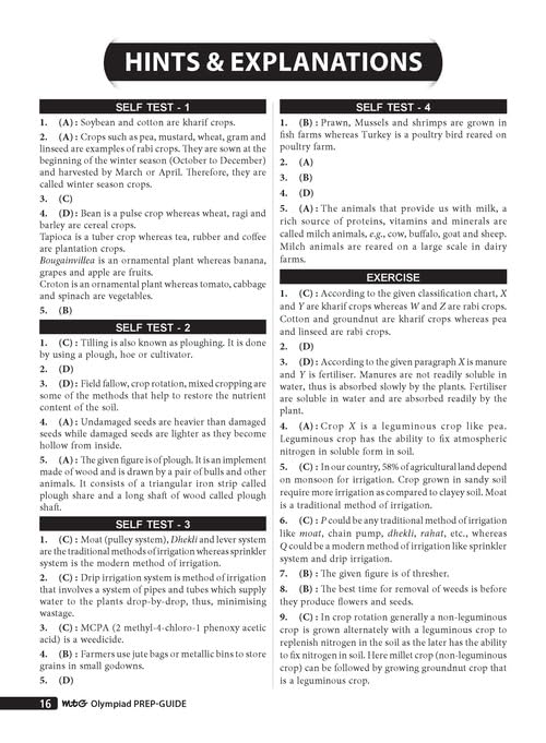 Image of MTG Olympiad Prep-Guide Class 8 Science (NSO) - Detailed Theory, NSO Chapterwise Previous Years Questions with Self Test For SOF 2025-26 Exam