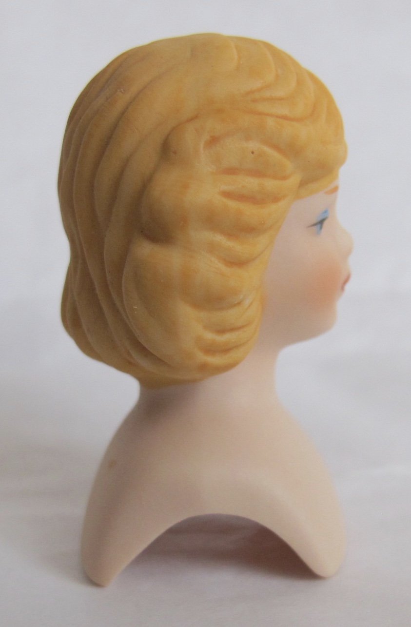 MANGELSEN'S Craft Set of Porcelain Lady Doll Head 1-3/4