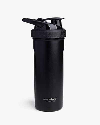 Miniatura 8 de Smartshake Vaso mezclador aislado de acero inoxidable para mezclas de proteínas, batidos y preentrenamiento, botella de agua de doble pared aislada