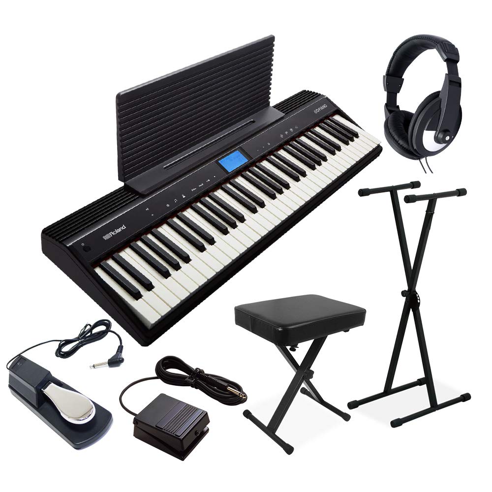 Amazon | Roland GO-61P 61鍵盤 Xスタンド・Xイス・ダンパーペダル