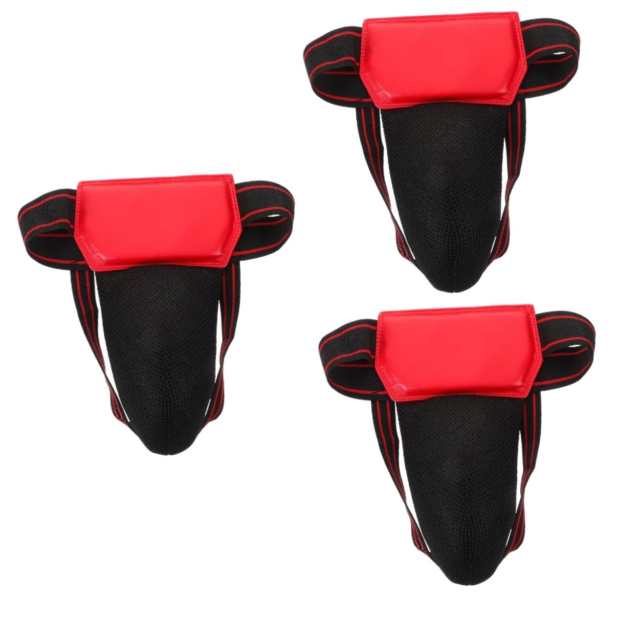 balacoo 3pcs Reusable Groin Guard for Boys and Girls Comfortable Mesh Crotch Protector for Boxing Sports