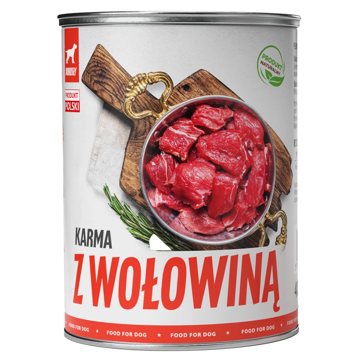 TufTuf Hundefutter Nass Dose 48x400g Rind