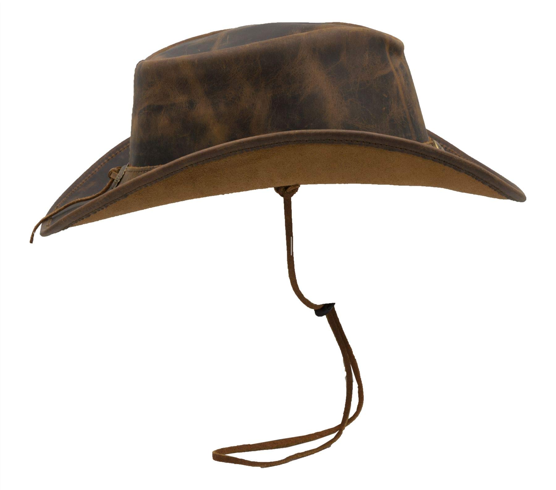 Walker and Hawkes Brisbane – Sombrero de piel de vacuno – Bicolor