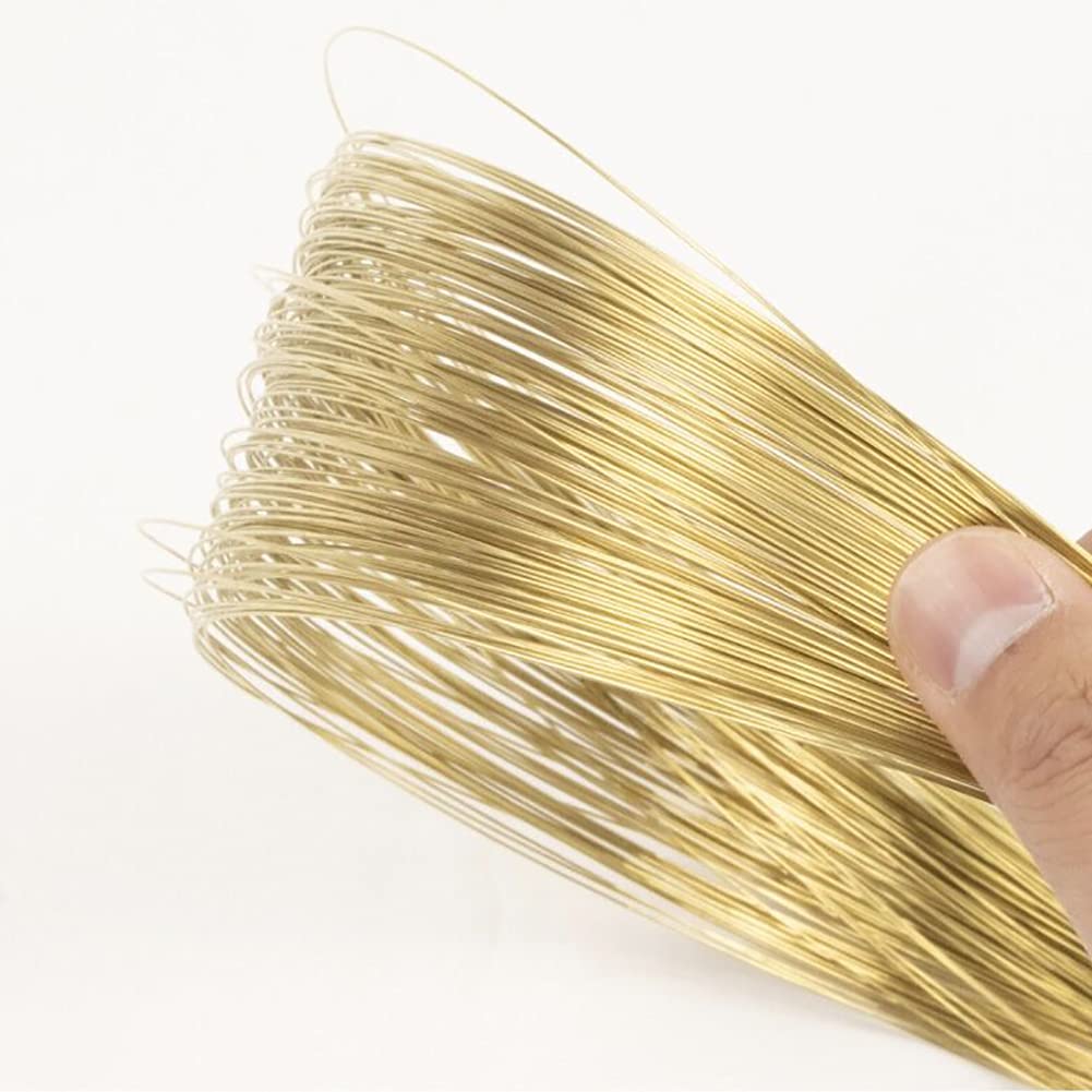 H62 Messingdraht Rund Massiv Roh Roh Messing Ausgezeichnete Plastizität Gute Leitfähigkeit Wird für Draht Länge: 10 m,3.0mm*10m