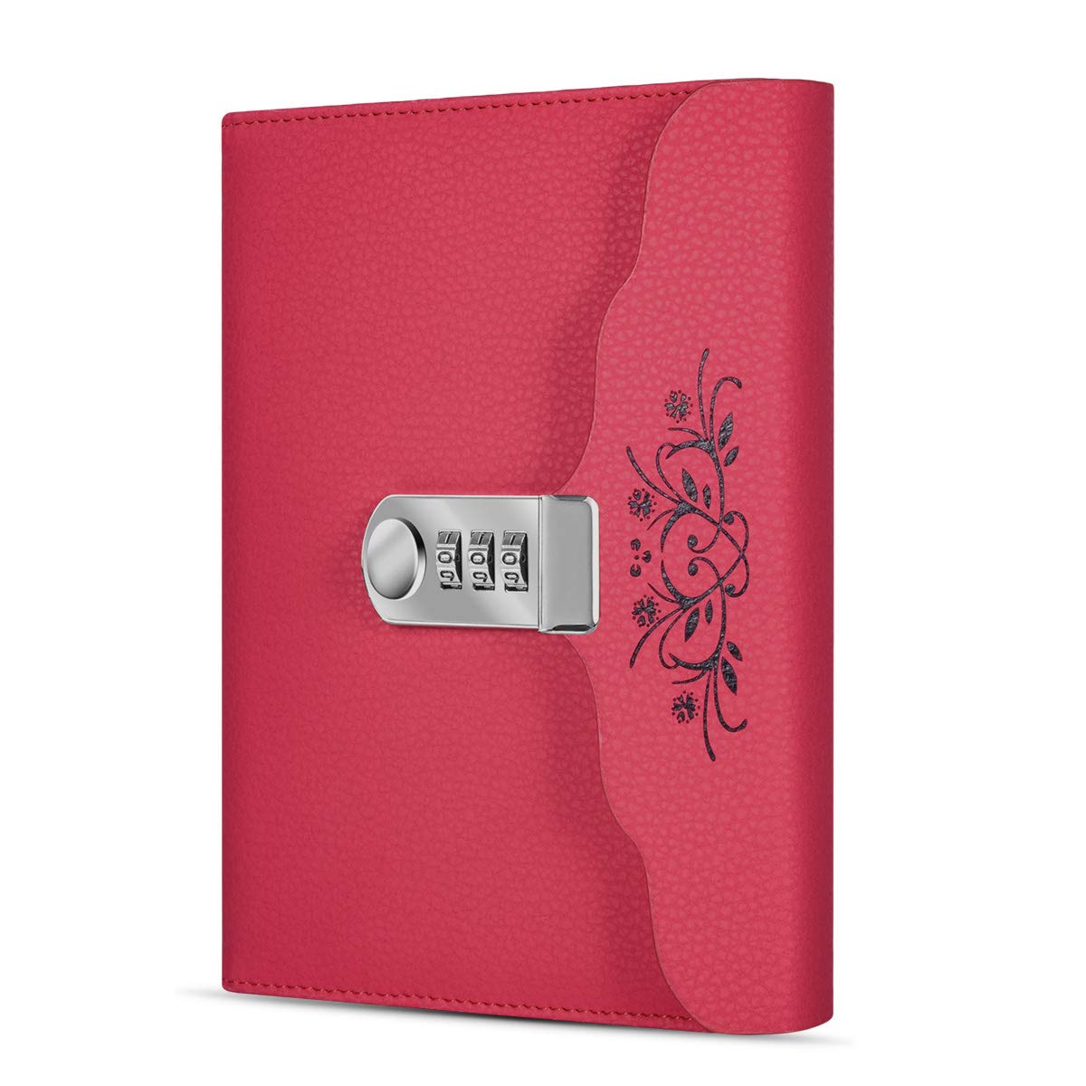 ARRLSDB Lock Diary Leather Journal Writing Notebook Planner Organizer Digital Password Notebook Locking Personal Diary