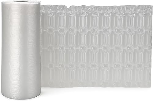 Rollo de película de burbujas de salchicha de aire 984 pies x 16 x 12 pulgadas | Material de protección de embalaje acolchado