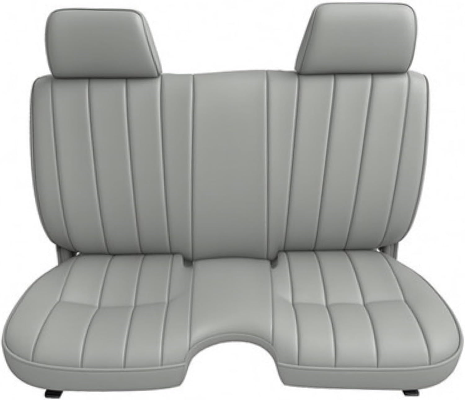 GXARTS Front Both Side Bottom and Top Lean Back Replacement Leather Bench Seat Cover Gray Compatible with Toyota Pickup Hilux 1987 1988 1989 1990 1991 1992 1993 1994