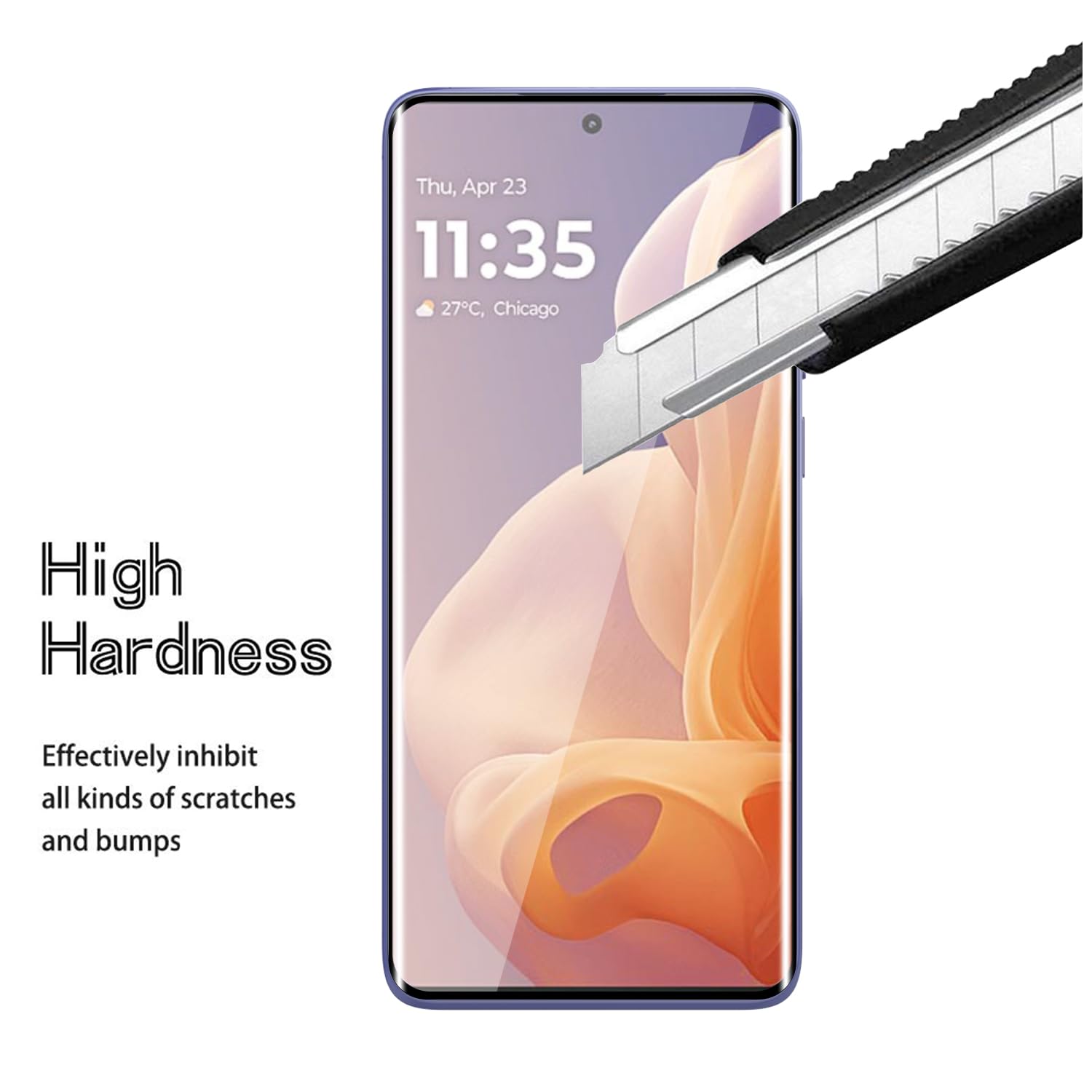 Produktbild von AVIZAR 9H Hu00e4rtegrad Schutzfolie (fu00fcr Motorola Edge 40 Pro