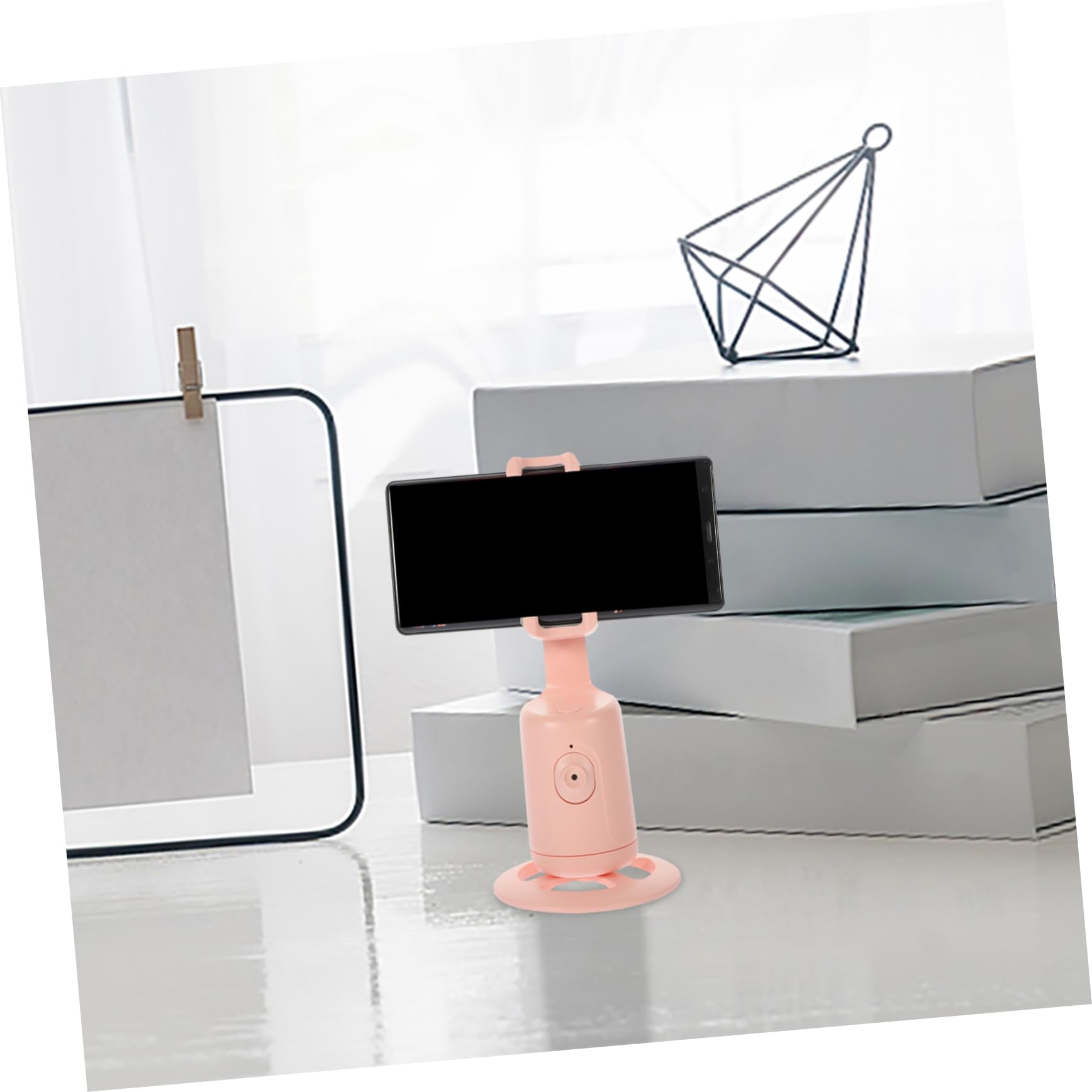 HOMSFOU 1pezzi Supporto Per Smartphone Intelligente Stand Per Riprese Con Rotazione Orizzontale Per Streaming Live e Selfie Realizzato e Multi-funzionale e Resistente