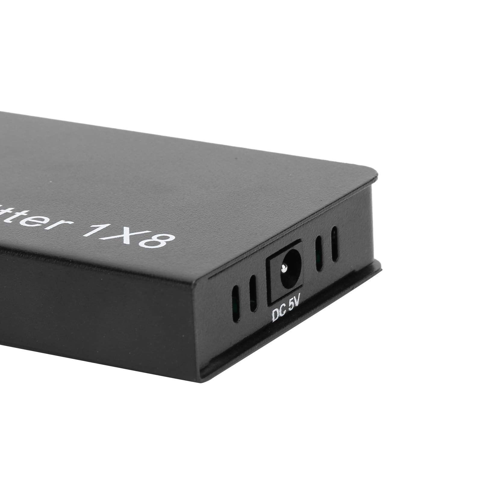 Répartiteur HDMI 1 Entrée 8 Sorties 2.0, Distributeur Audio Vidéo 1080P Full HD 4K pour Moniteurs, Projecteurs (EU)