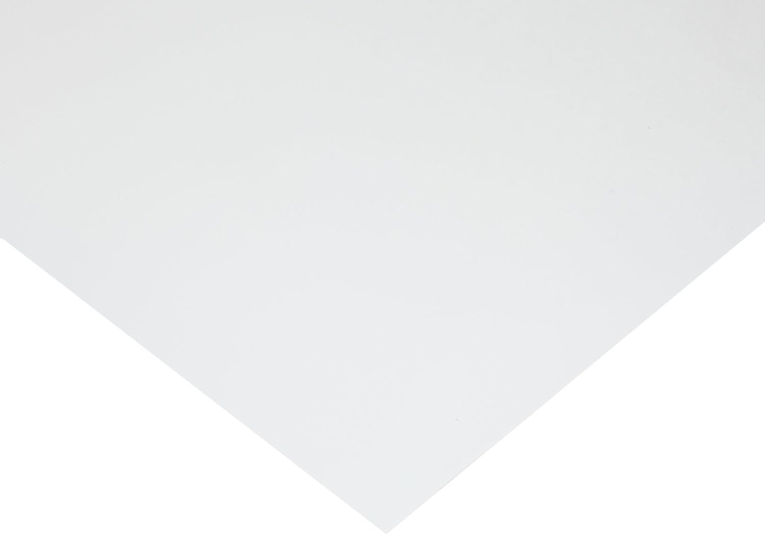 PVC (Polyvinyl Chloride) Shim Stock, Flat Sheet, White, Standard