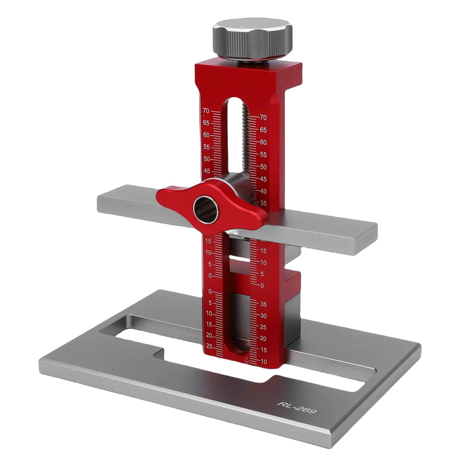 FTVOGUE di Installazione per ante in Alluminio, Guida di Allineamento di | Regolazione flessibile, adatta per armadi con e senza telaio, dimensioni guida per trapano 6 mm, 8 mm, 10 mm