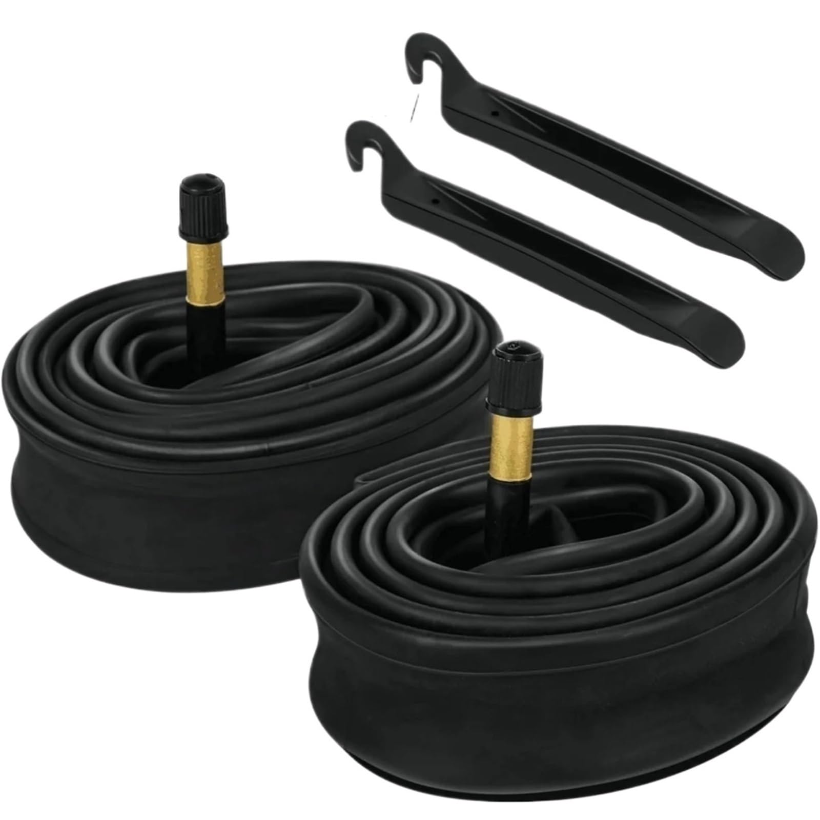 Cámaras De Bicicleta (Paquete De 2), Compatibles con Neumáticos De 12-29" X 1,75-2,125", con Palancas For Neumáticos