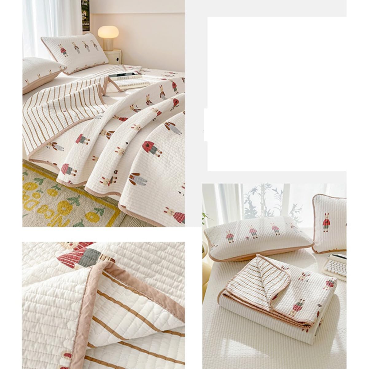 ZS2L7] ベッドカバー ベッドスプレッド マルチカバー サマー キルト