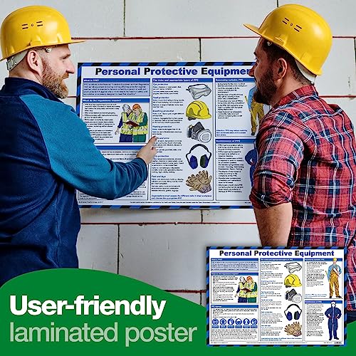 Image of Safety First Aid Laminated Personal Protective Equipment Poster