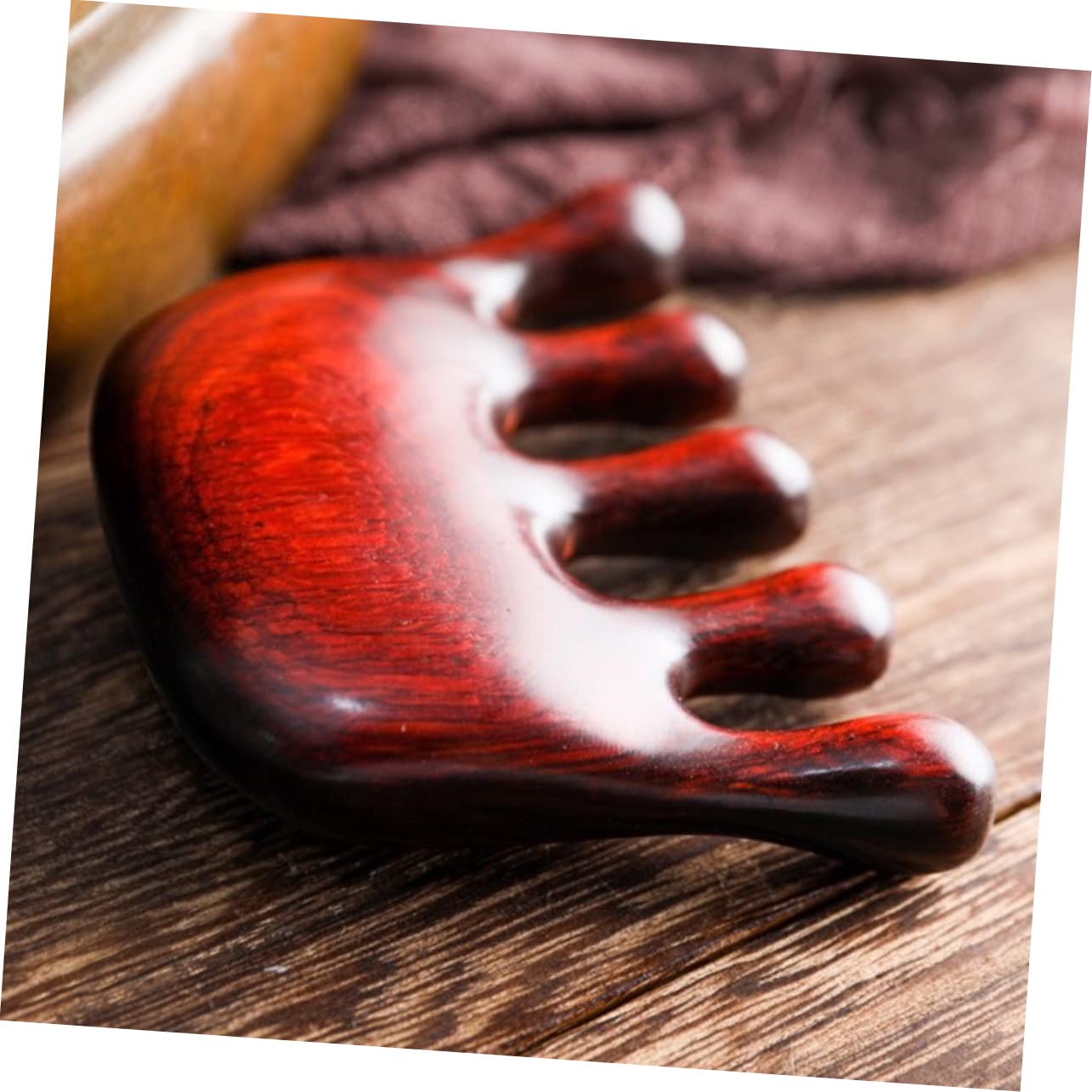 3pezzi Pettine Massaggiatore Legno Per Capelluto Strumento Manuale Per Rilassamento e Del Massaggio Antistress Per Testa e Corpo Design Ergonomico e Portatile