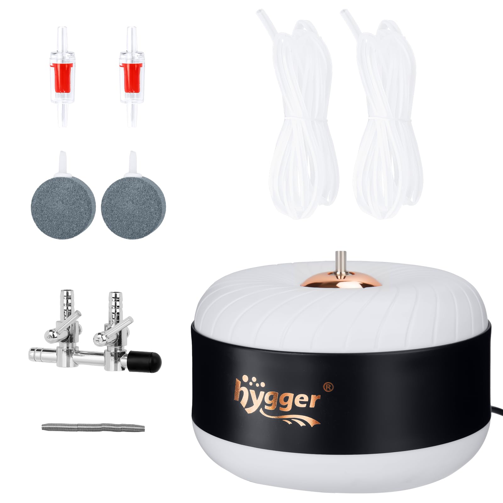 25 Decibel Aquarium Air Pump 200L/H Oxygen Pump Powerful