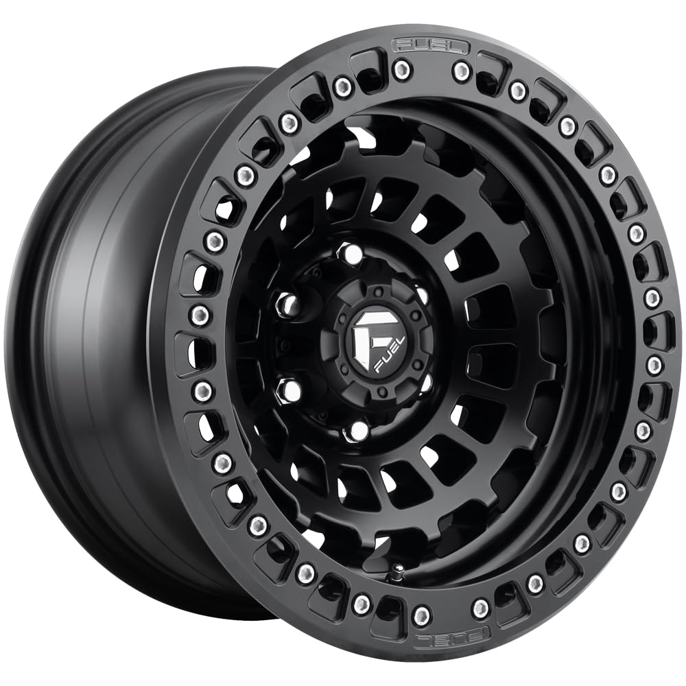 FUEL OFF-ROAD D101 ZEPHYR BEADLOCK 17X9, 6X5.5, 4.41, -15mm MATTE BLACK - D10117908445