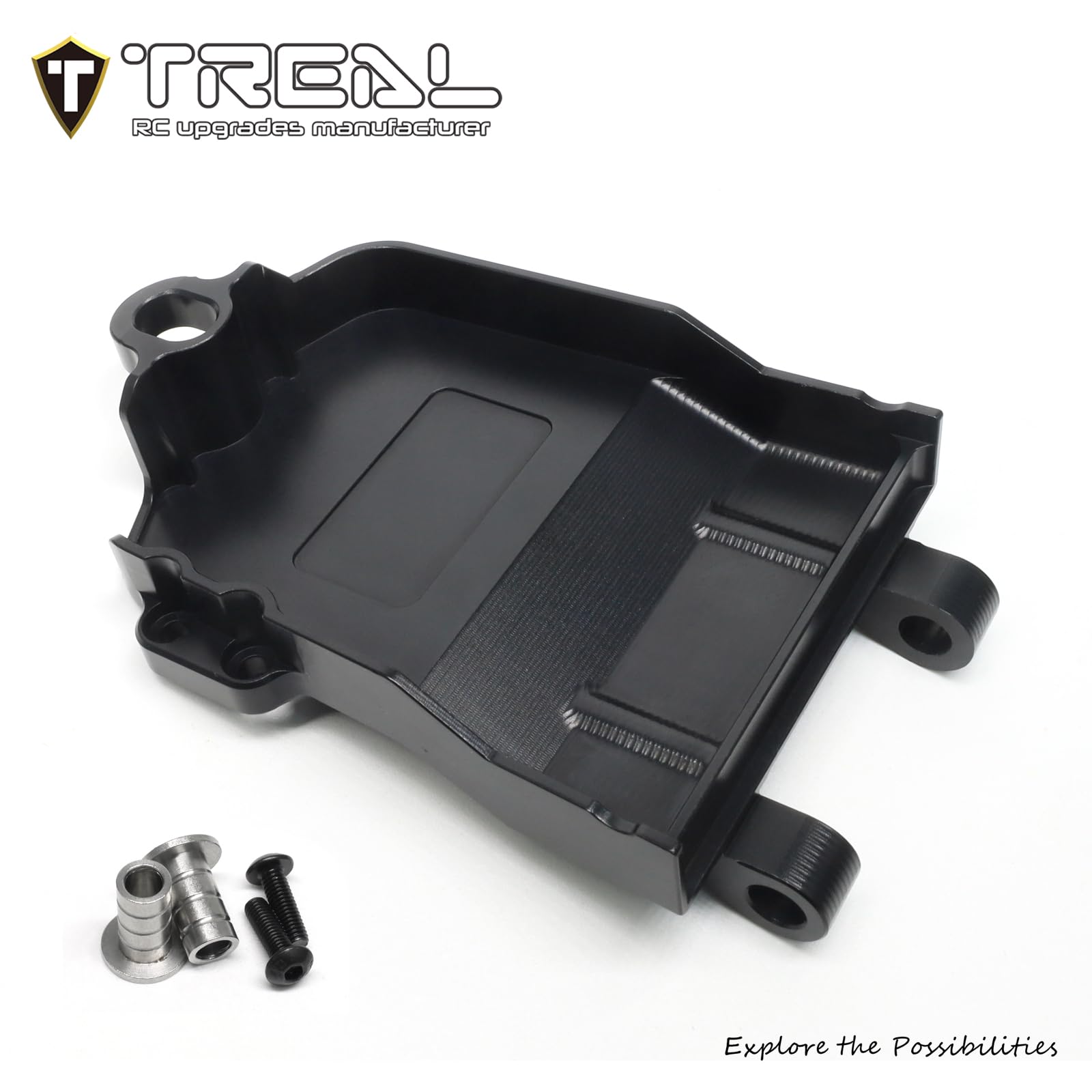 TREAL Couvercle De Porte De Batterie En Aluminium 7075 Pour Moto Losi 1/4 Promoto-MX (doré