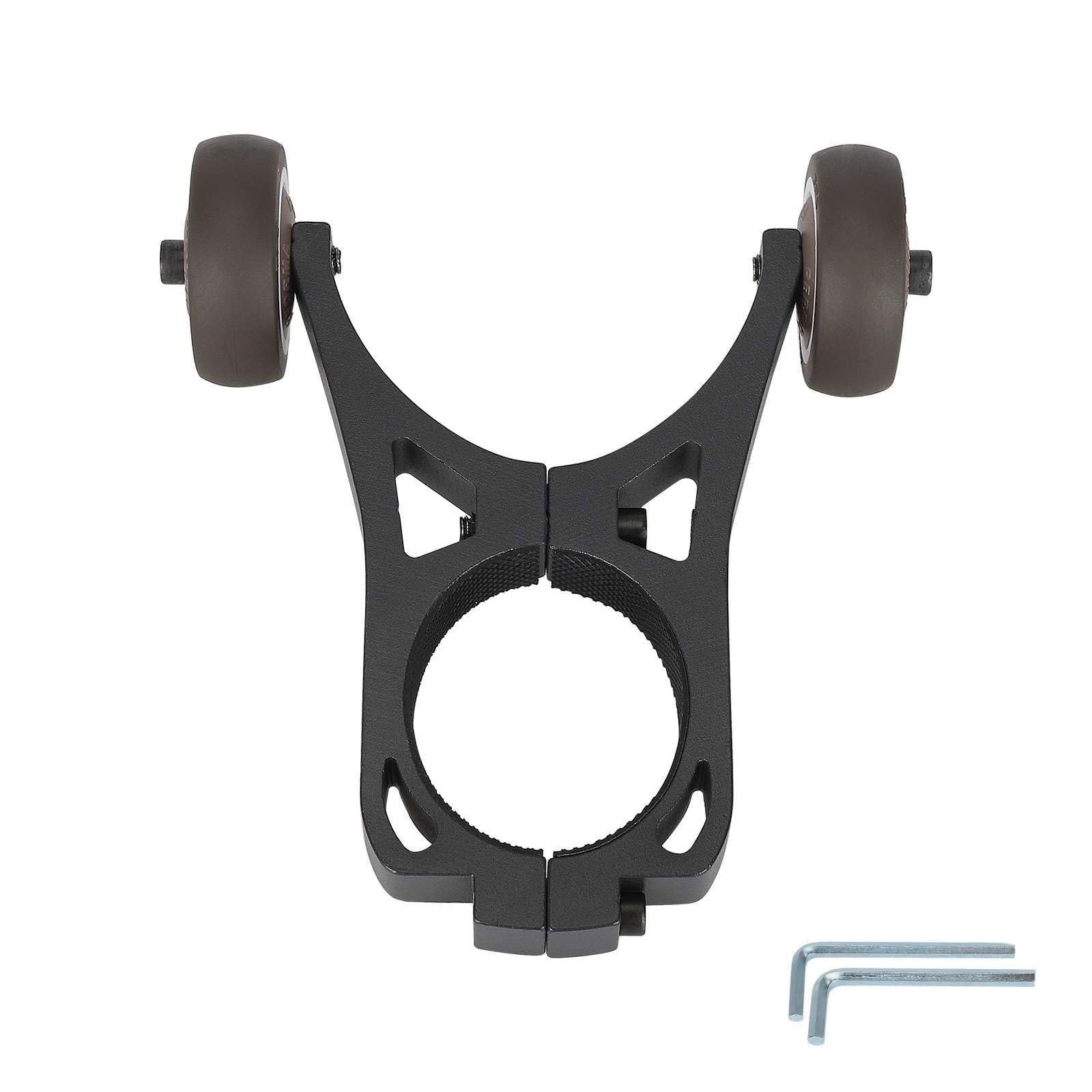 Support pliable pour trottinette électrique en alliage durable avec roulette - 8