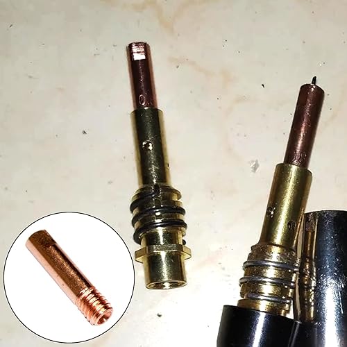Miniatura 4 de Pistola de soldadura MIG Punta de contacto Paquete de 30 (0.03 pulgadas, 0.035 pulgadas, 0.04 pulgadas cada tamaño de 10 piezas) para pistola de