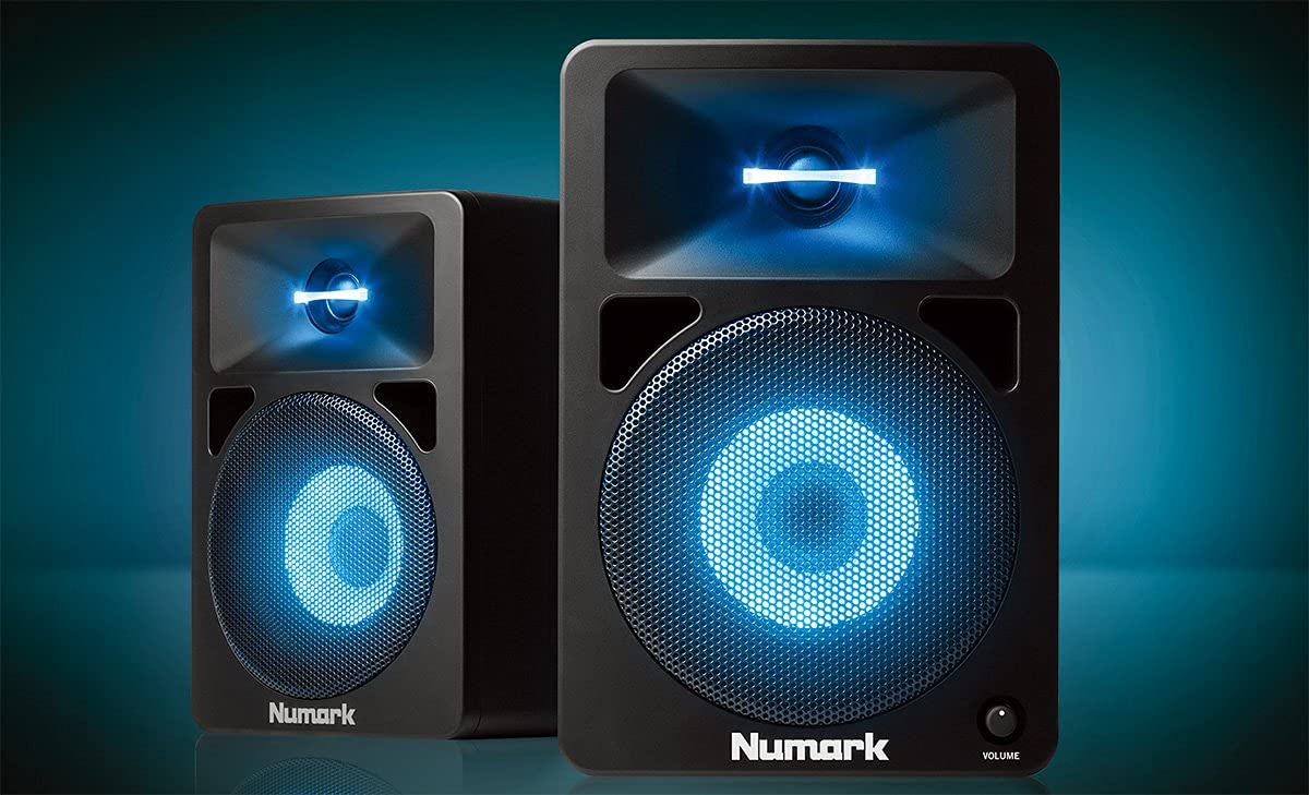 Amazon.com: Numark N-Wave 580L | Powered Desktop DJ Monitor