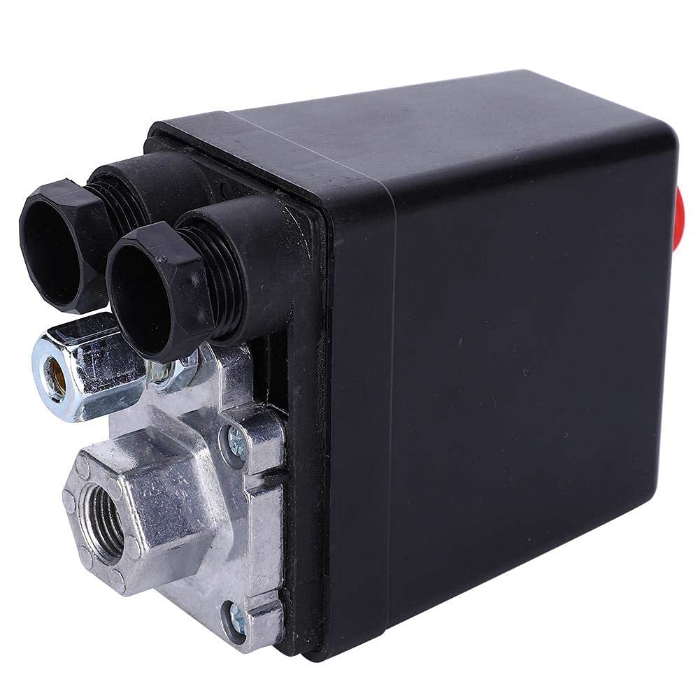 220V Wyłącznik Ciśnieniowy Sprężarki Powietrza Regulator Ciśnienia Powietrza Przełącznik Zaworu Pionowy Jednofazowy 8Kg Akcesoria Mechaniczne Pojedynczy Otwór Fb-30