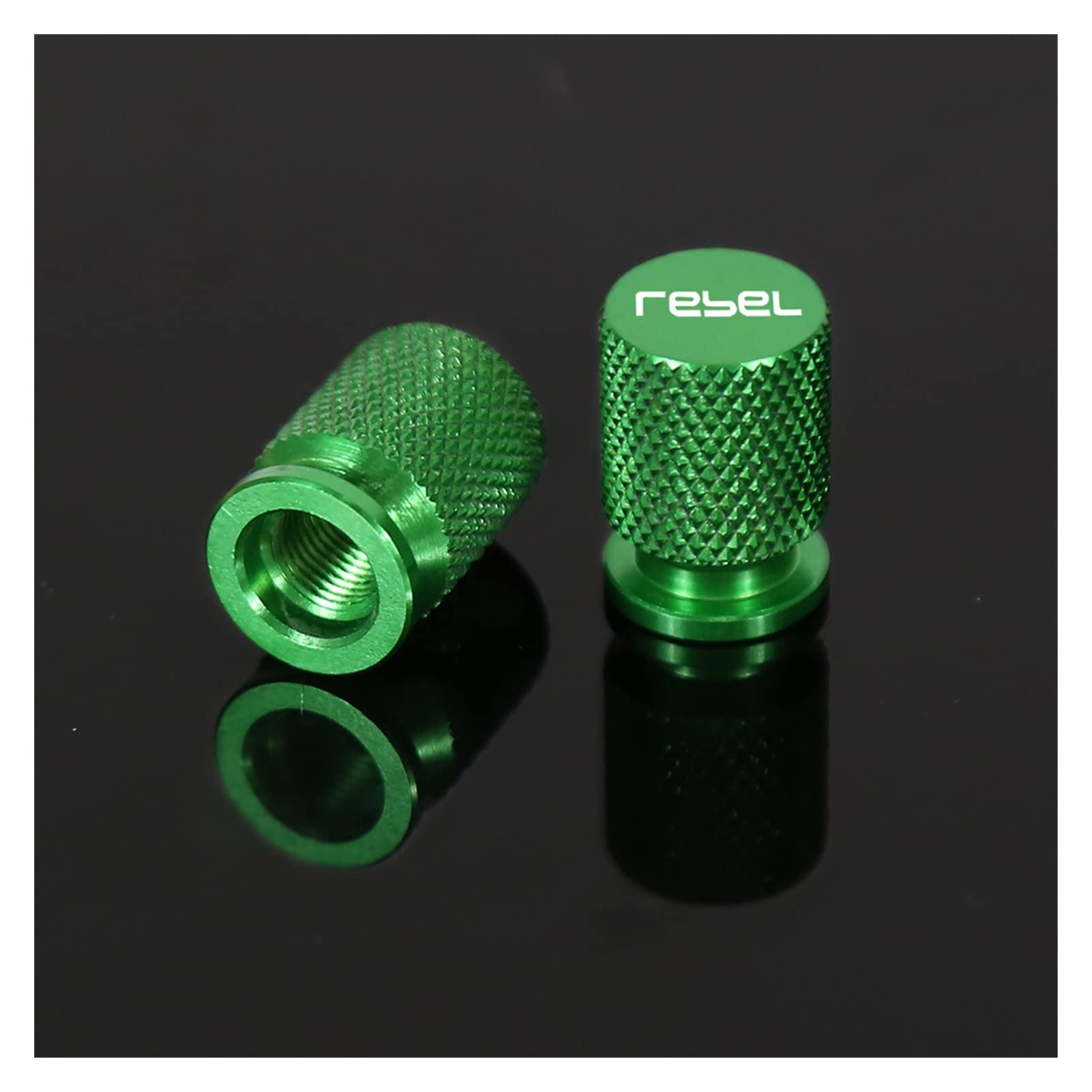 Bouchon Valve Bouchons D'orifice D'air De Valve De Pneu De Roue Pour Honda Rebel 300 Rebel 500 CMX Rebel 300 Rebel 500 2017 2018 2019 2020 2021 Housses Hermétiques Pour Pneus ( Couleur : Argent