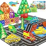 VOLLSTÄNDIG KOMPATIBEL: Das Coodoo Magnetic Tiles Road Set ist voll kompatibel mit allen großen Marken auf dem Markt und ist somit eine perfekte Ergänzung für jede magnetische Fliesensammlung. Diese Fliesen können mit anderen Sets für endloses Mischen und Kombinieren kombiniert werden, um die Fantasie und Beobachtungsfähigkeiten der Kinder zu fördern