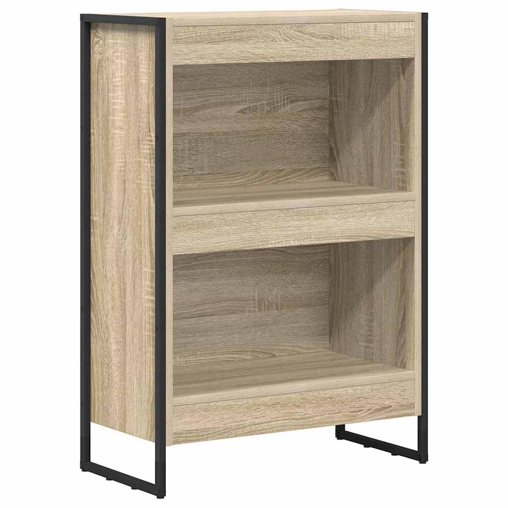 Regał na książki Sonoma 80 x 30 x 155 cm, materiał drewnopochodny, przemysłowy regał stojący, nowoczesny regał na książki do salonu, sypialni, biura