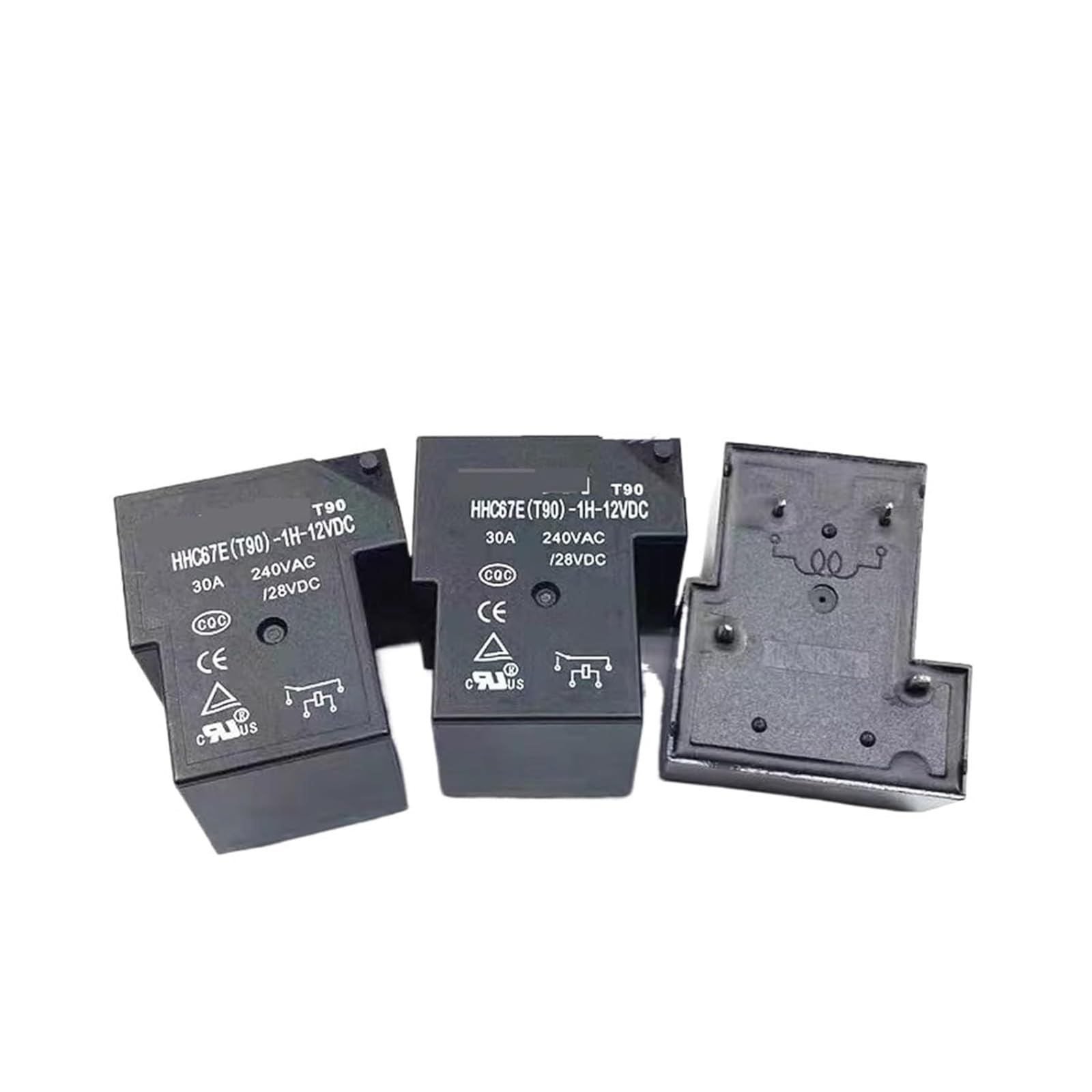 Relé de 4 pines HHC67E T90 12V 24V para control de circuitos 2