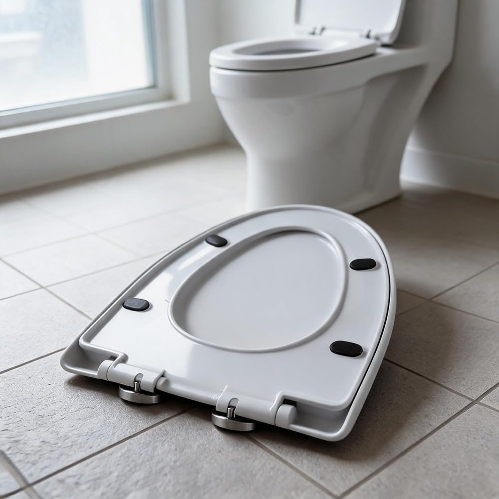 Asiento WC Cierre para suave Forma V PP Asiento WC Cierre para