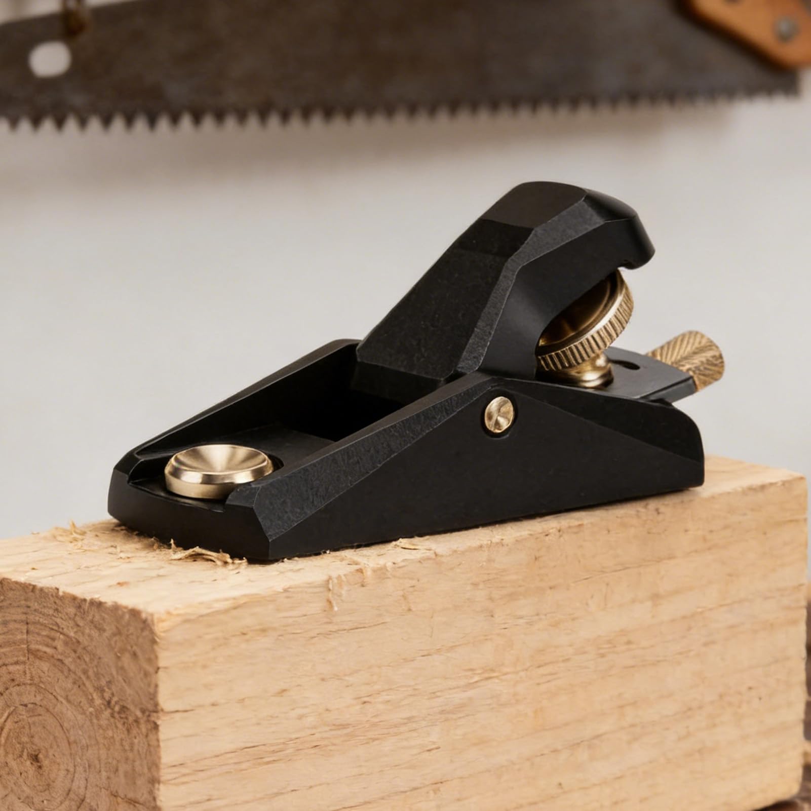 Cryfokt Pialla Manuale per Legno Pialla Ad Angolo Basso con Lama da 28 Mm con Smusso a 20° Portatile in Alluminio per la Lavorazione del Legno Rifilatura e Levigatura per Leggera con Raccordi in