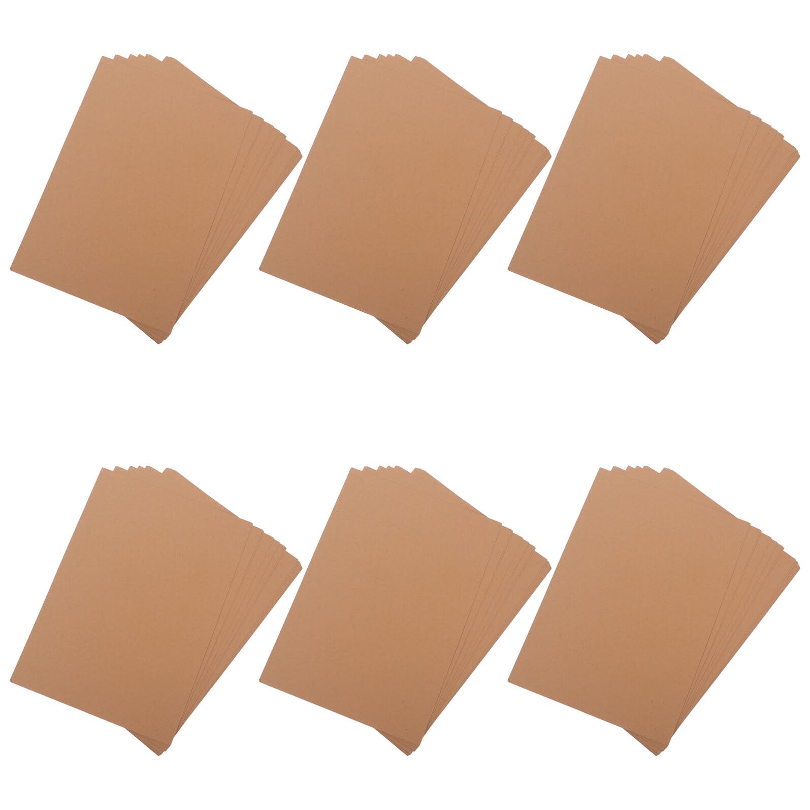 OFFSCH 120 Hojas Papel Kraft para Dibujo y Tarjetas de Felicitación A4, de Papel Kraft Color Caqui Compatible Múltiples Bolígrafos y Evita el Traspaso de Tinta
