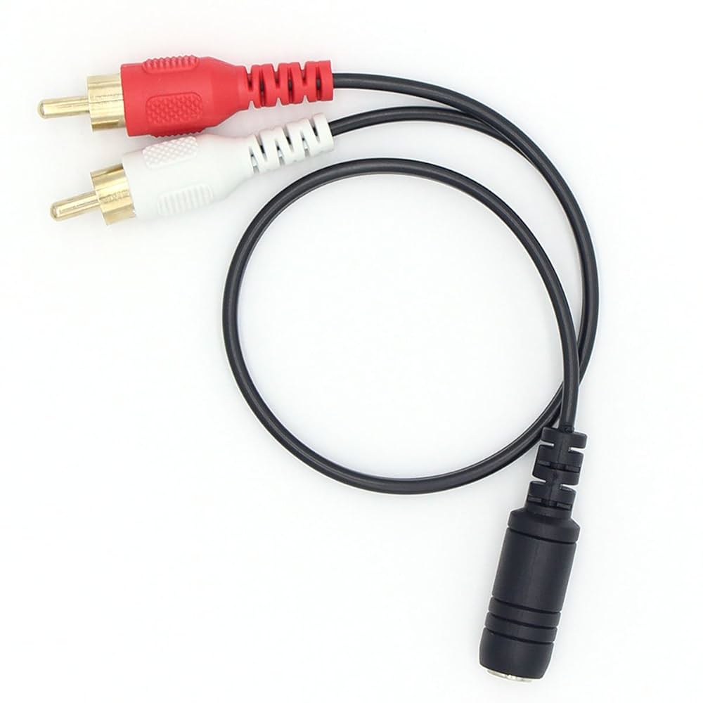 3.5 MM to RCA AVビデオケーブル オスケーブル Amazon.co.jp: 3.5 MM to RCA AVビデオカメラビデオケーブルfor