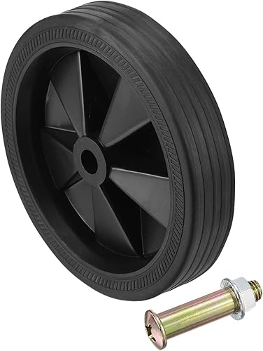 PATIKIL Ruedas de compresor de aire de 5.8 pulgadas, pieza de repuesto universal de rueda de compresor de aire con tornillo y tuerca con orificio de